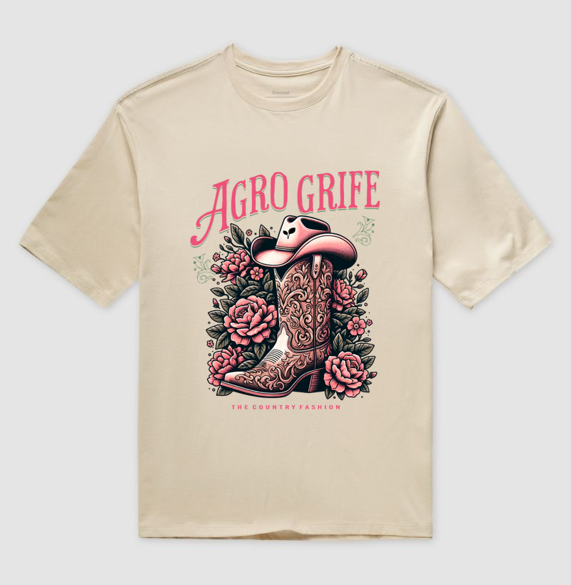 Camiseta Feminina Oversized  AG-02