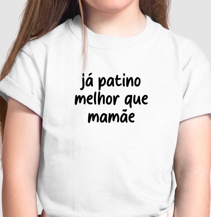 Já patino melhor que mamãe
