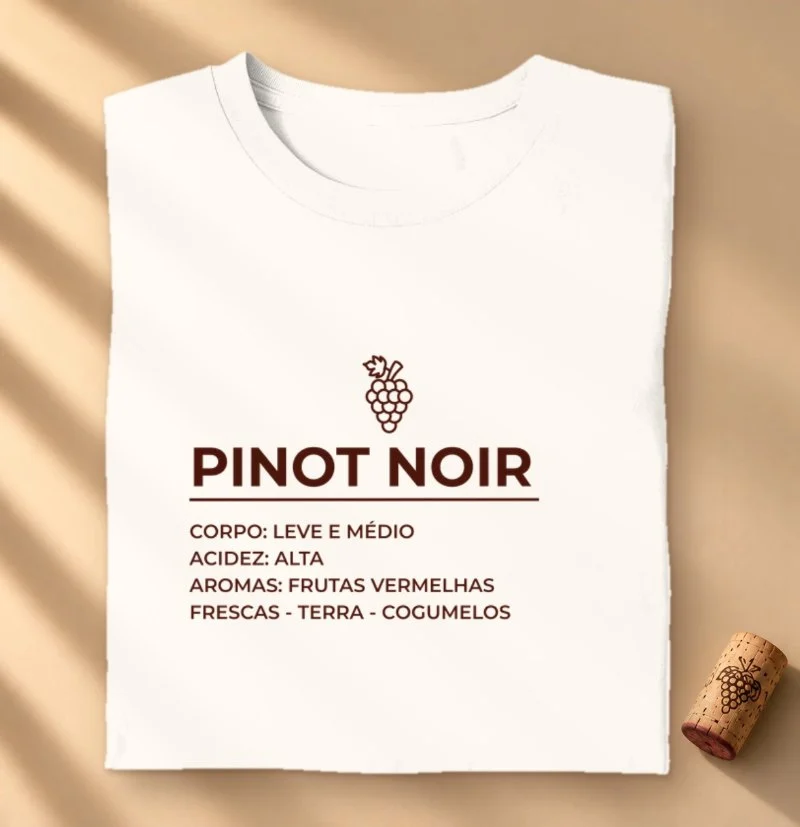 Camiseta Pinot Noir - Ficha Técnica
