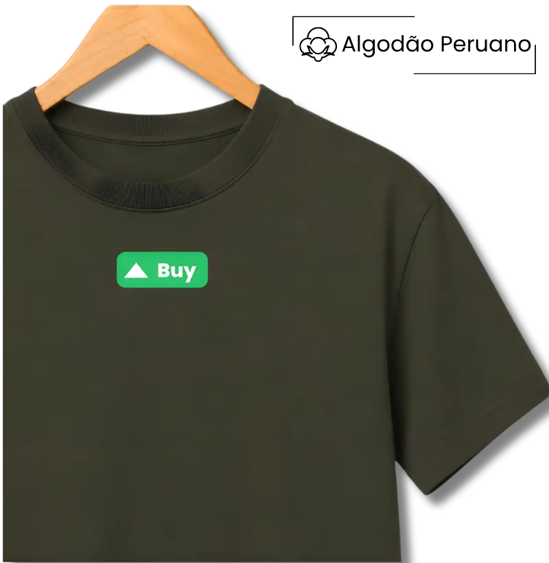 Camiseta Algodão Peruano Trader Buy