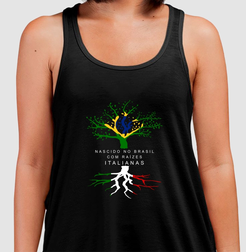 Camiseta raízes italianas