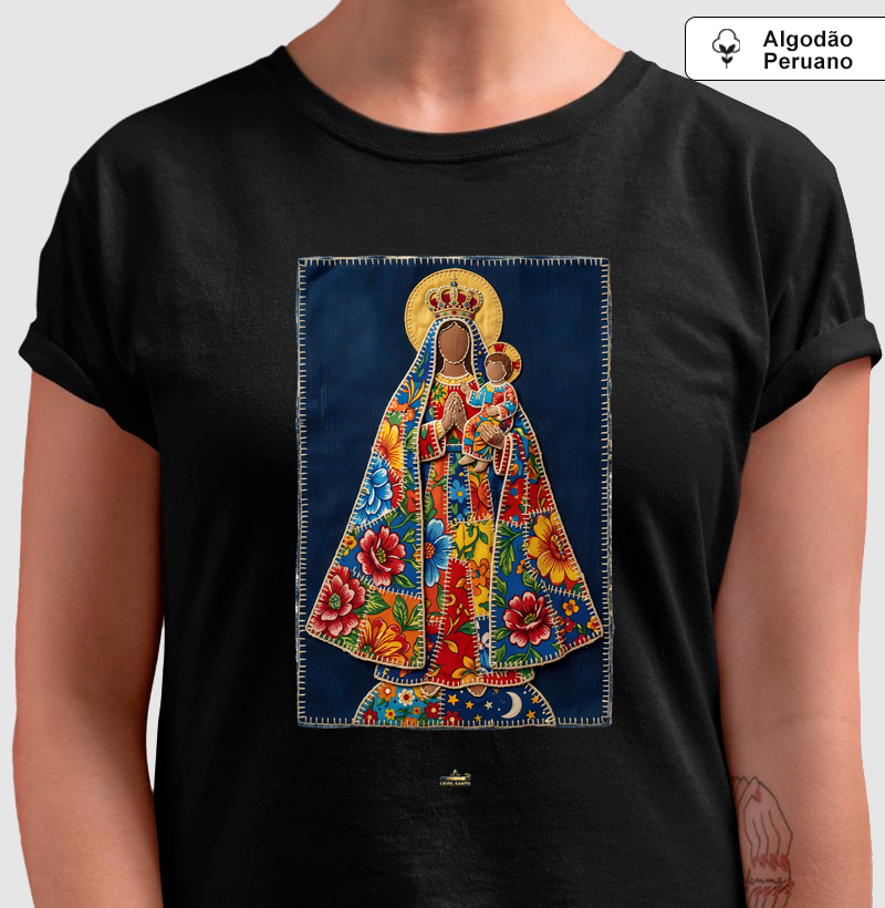 Colcha de retalhos Nossa Senhora