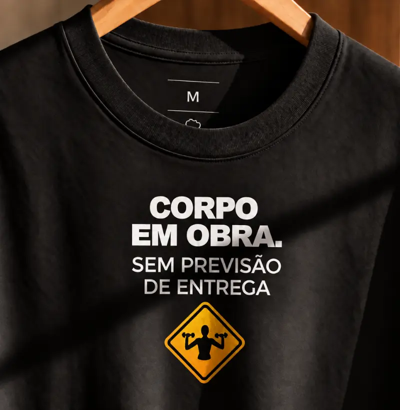 Corpo em obra - Camiseta Oversized