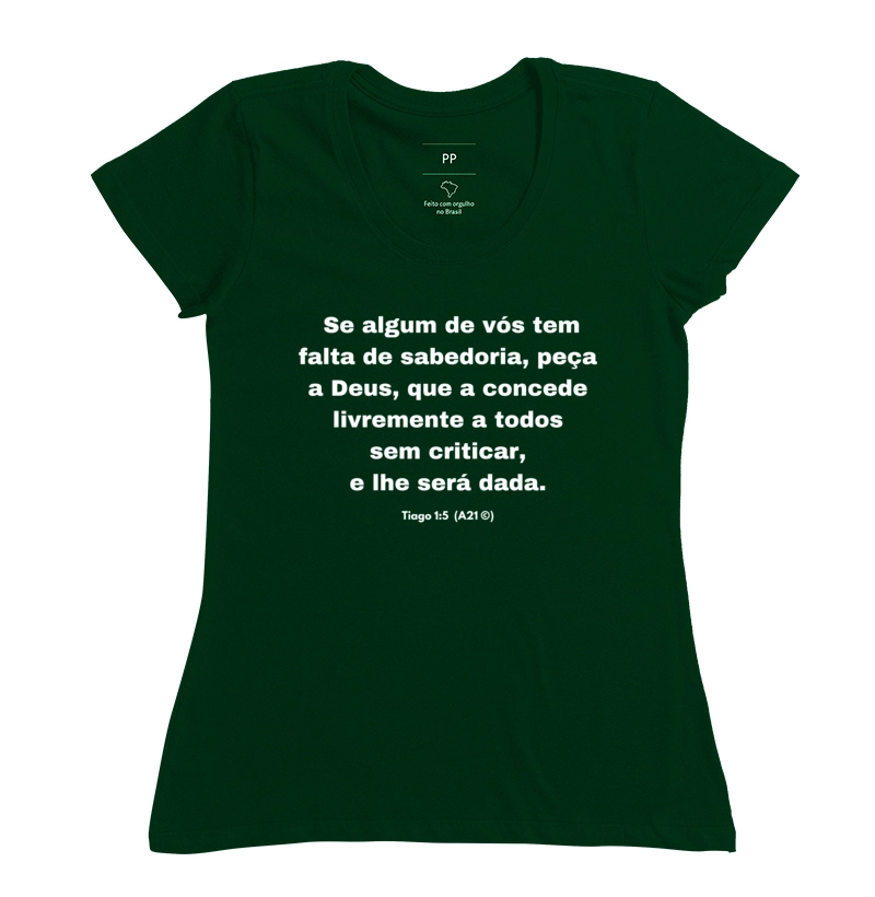 Feminina Novo Testamento Tg 1:5