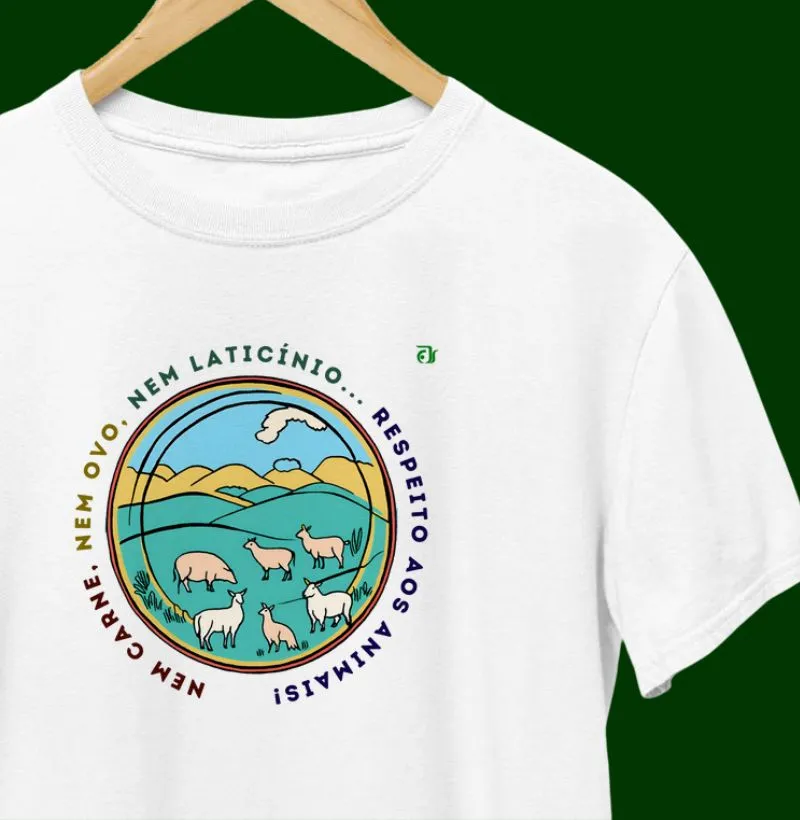 Nem carne, nem laticínio, nem ovo... Respeito aos animais!