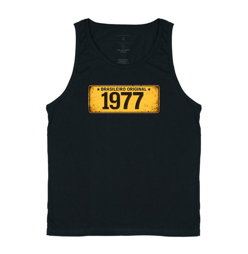 PLACA AMARELA 1977
