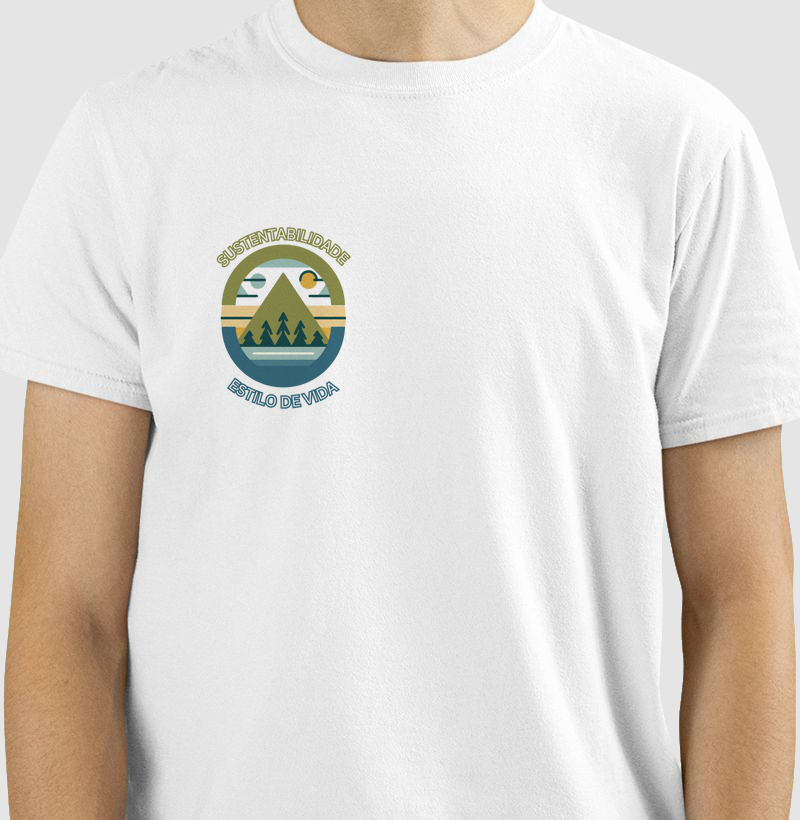 Camiseta Sustentabilidade é Estilo de Vida A