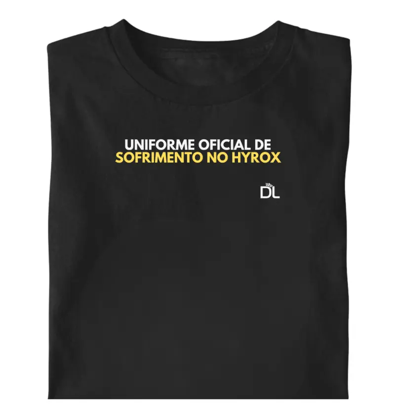 Uniforme Oficial de Sofrimento no Hyrox 2