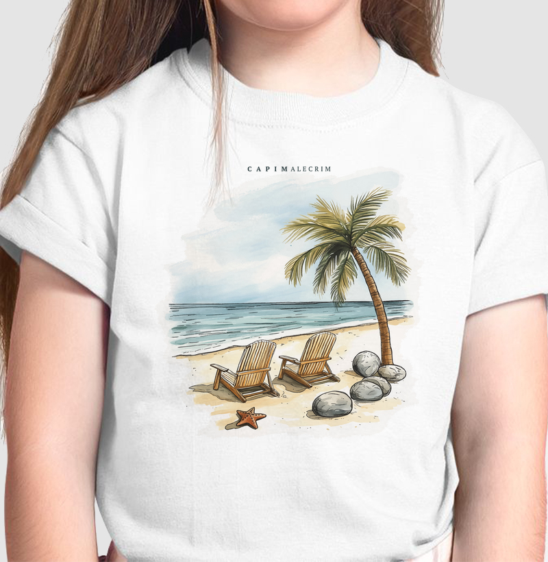 Camiseta Infantil - Vibe de verão