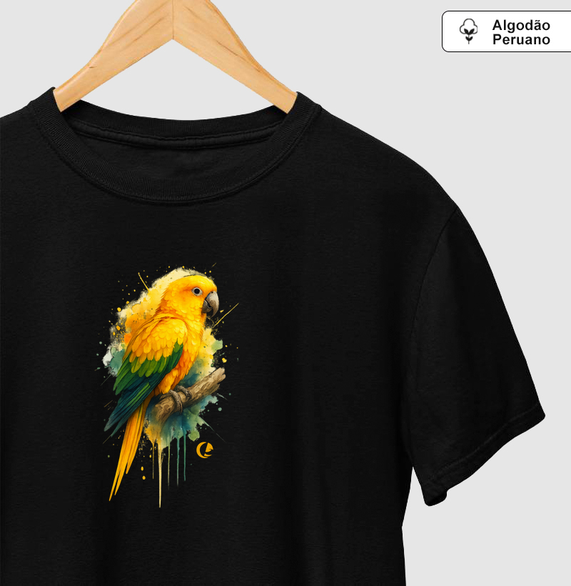 Camiseta Algodão Peruano Ararajuba - Arte