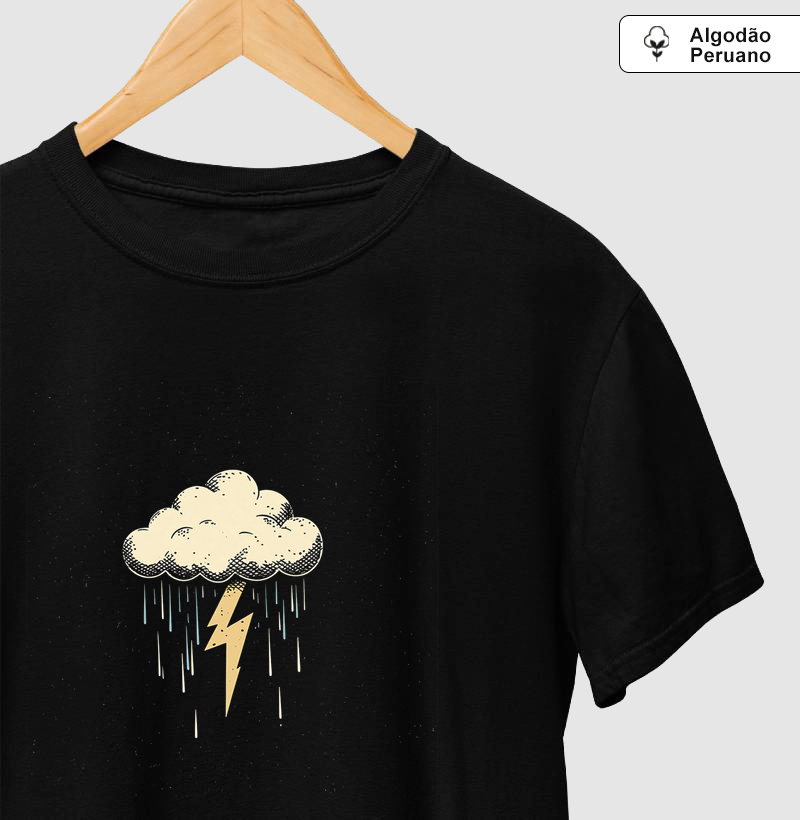 Camiseta Algodão Peruano Raios - Camiseta Algodão Peruano