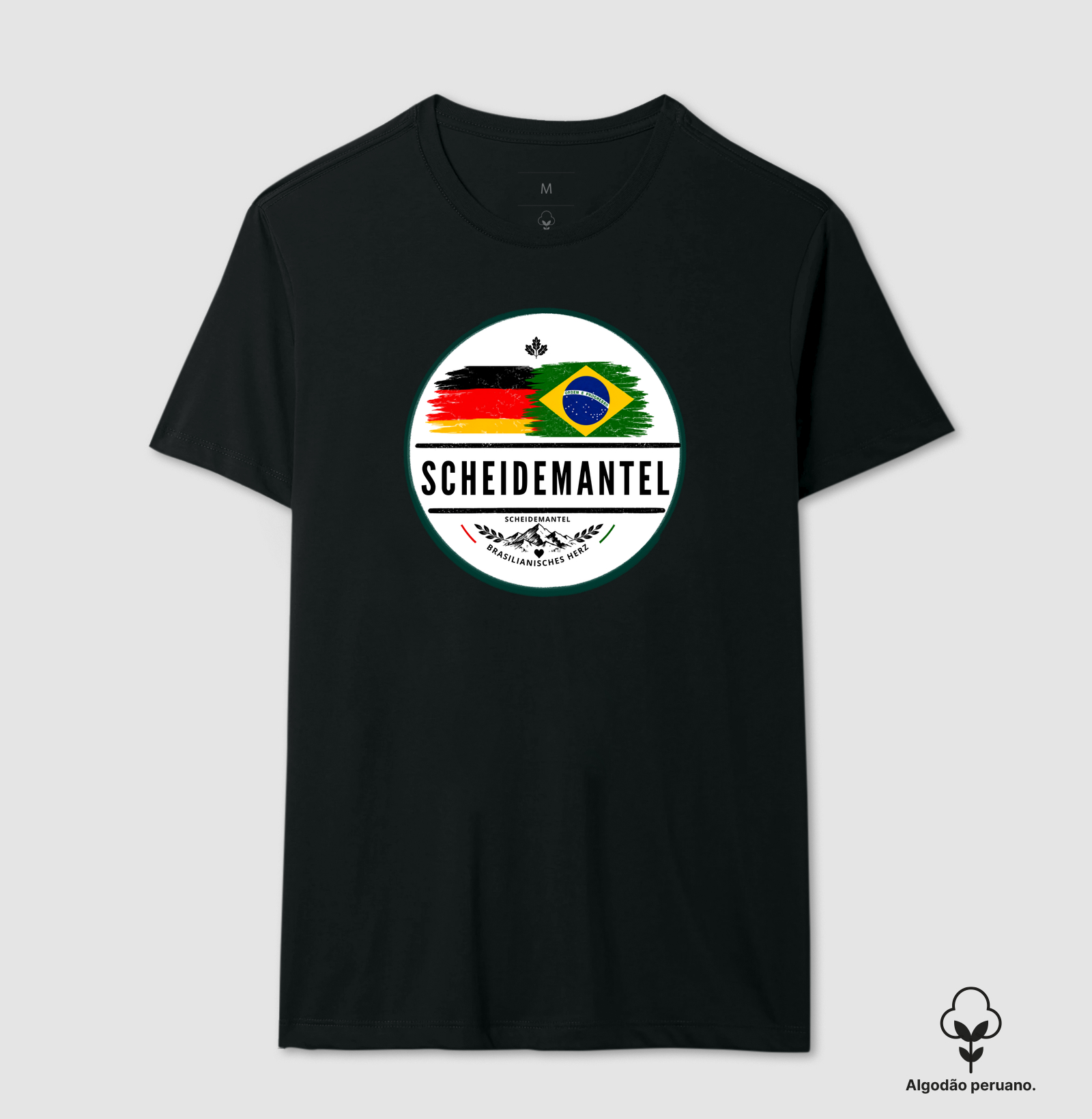 Scheidemantel – Herança Alemã em Destaque - Camiseta Algodão Peruano