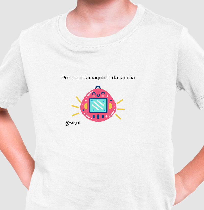 Camiseta Infantil - Tamagotchi vibe
