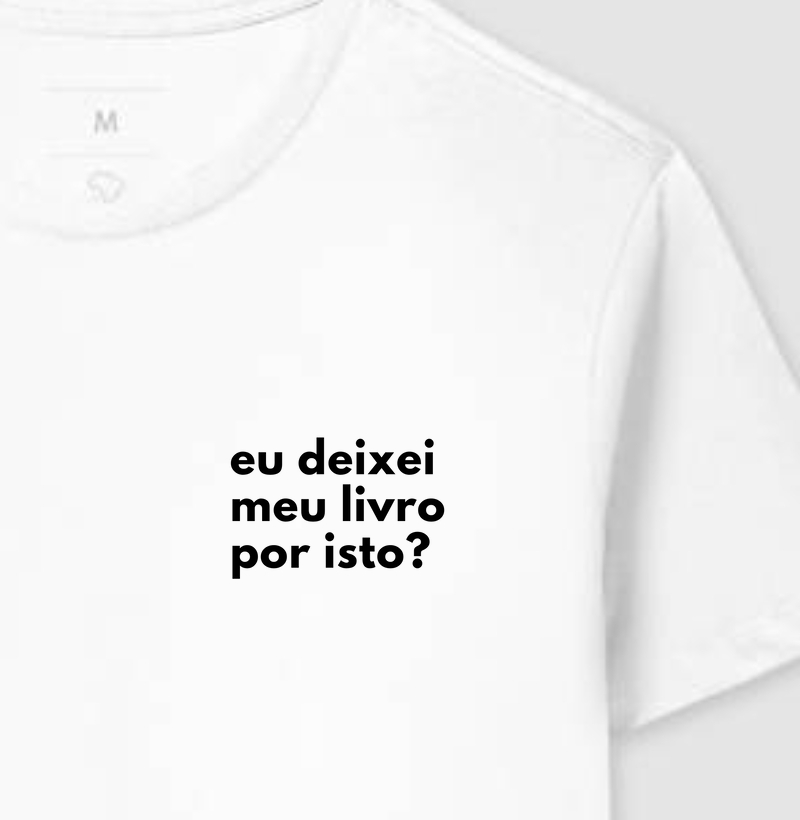 Eu deixei meu livro por isto?