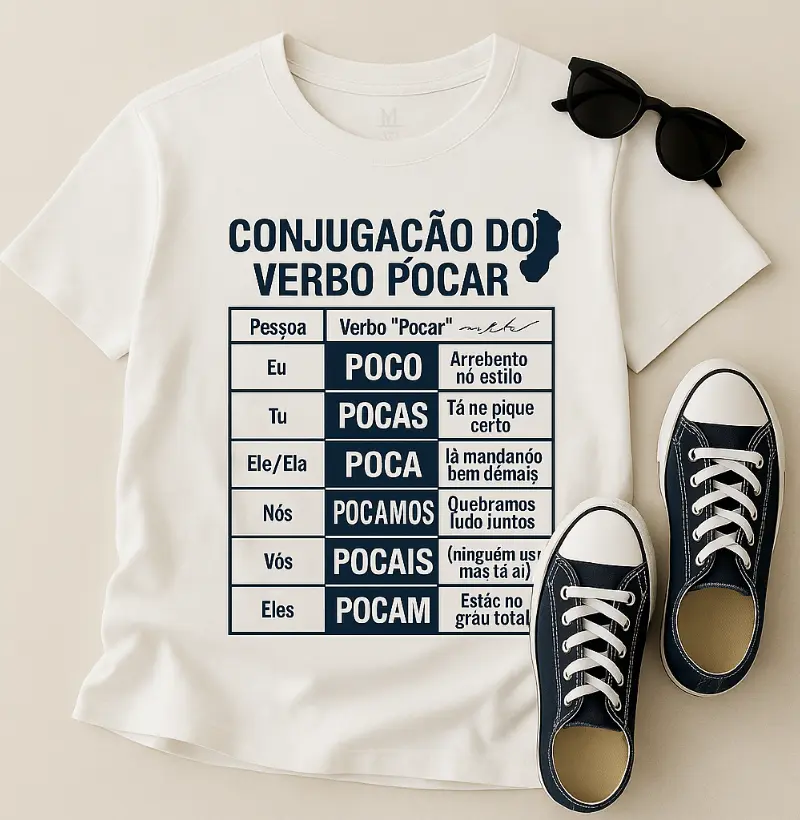Camisa Eu poco