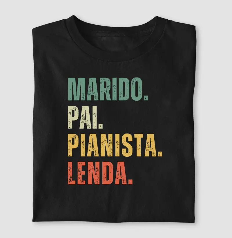 Marido. Pai. Pianista. Lenda.