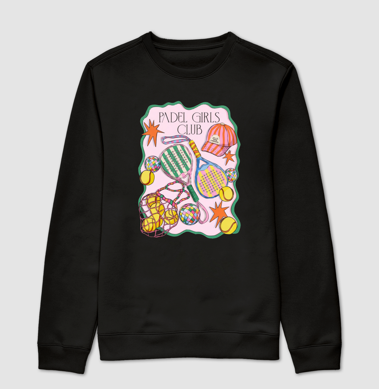 Camiseta Feminina Padel Girls Club Retrô