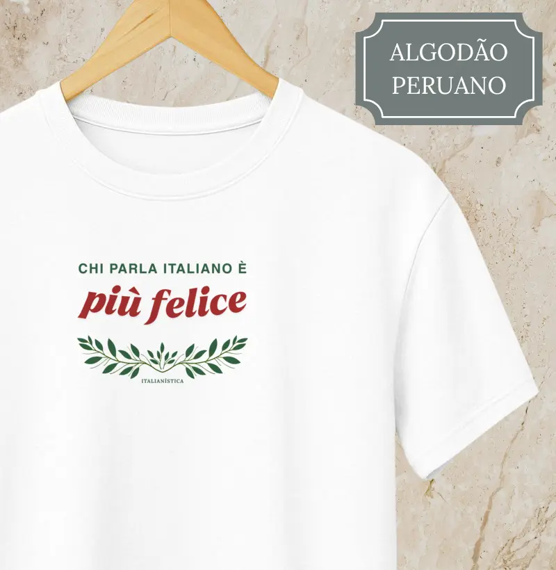 Quem fala italiano é mais feliz!