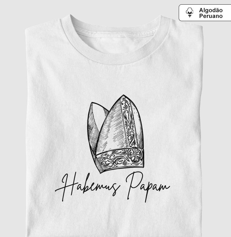 Habemus Papam Leão XIV - Algodão Peruano