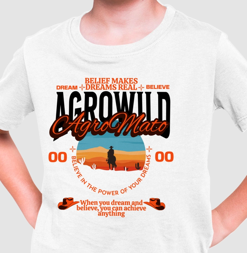 Camiseta Infantil Agro Wild
