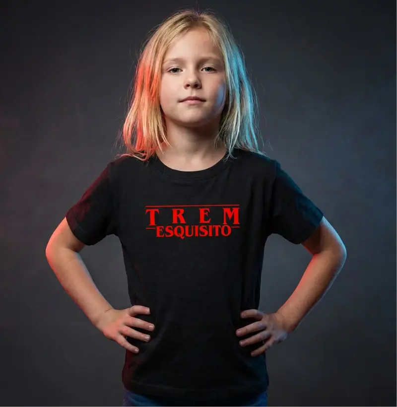 Camiseta Infantil - Trem Esquisito
