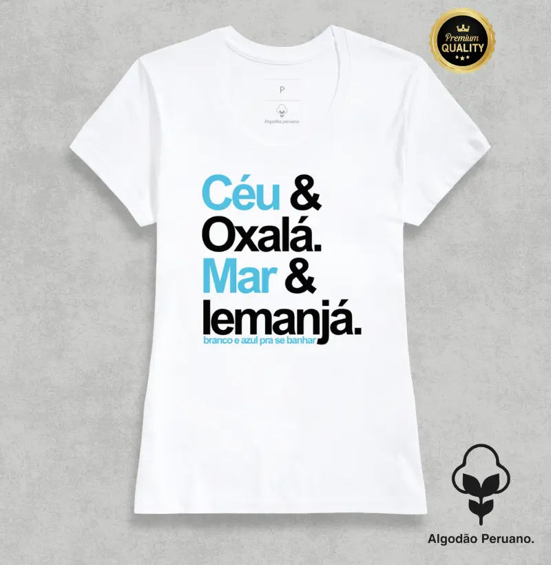 Céu & Oxalá. Mar & Iemanjá.