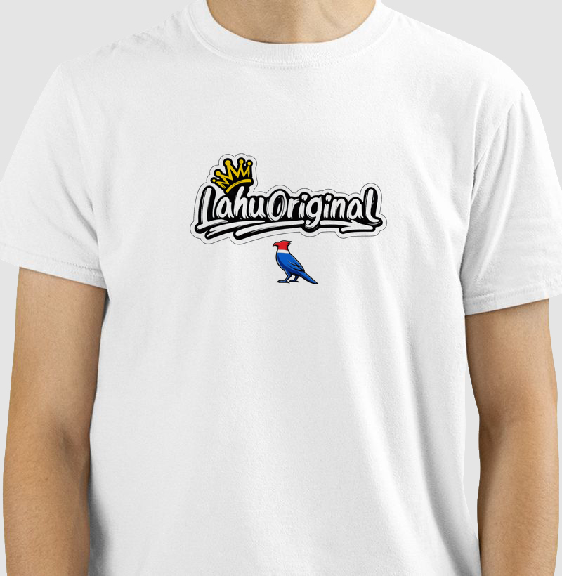 “Vista o poder da originalidade. Lahu Original — onde estilo e atitude se encontram. Seja rei do seu próprio caminho.” - Camiseta