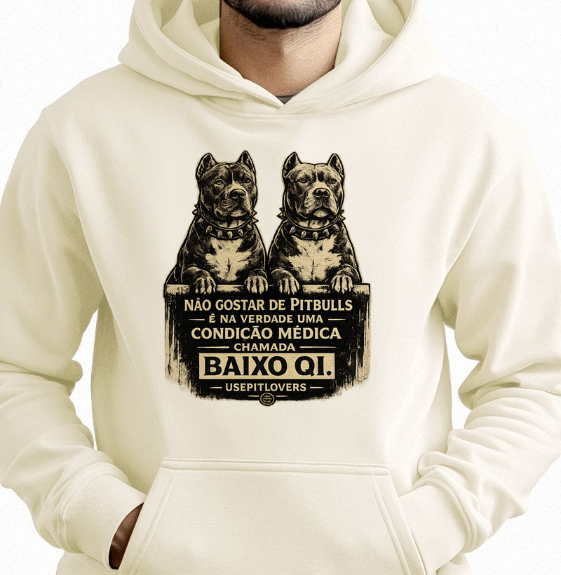 NÃO GOSTAR DE PITBULLS É NA VERDADE UMA CONDIÇÃO MÉDICA CHAMAA BAIXO Q.I.