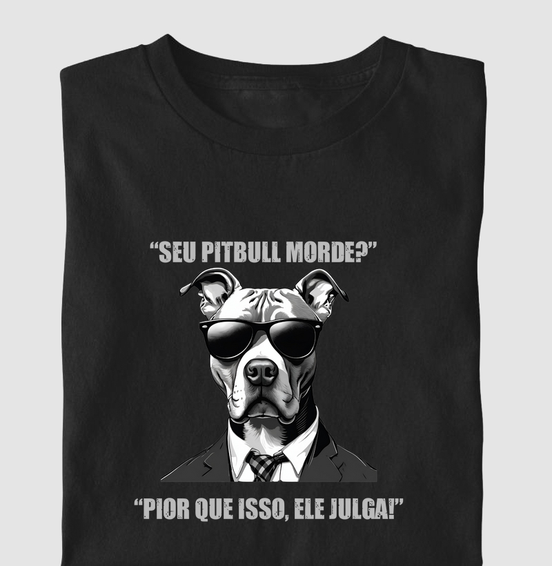 Seu pit bull morde?