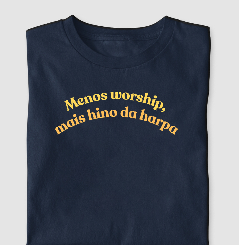 Menos worship, mais hino da harpa
