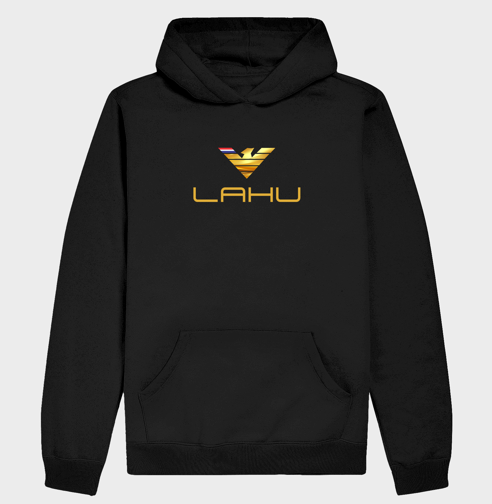 LAHU — DOURADO, IMPONENTE, INESQUECÍVEL ✨ Sobre o BRANCO profundo que abraça tudo, o ouro brilha com força própria — não pede atenção, a impõe. Acima, o símbolo que carrega a essência: traços nobres, brilho metálico que captura o olhar, a fênix erguida em tons de realeza — renascimento, vitória, poder.