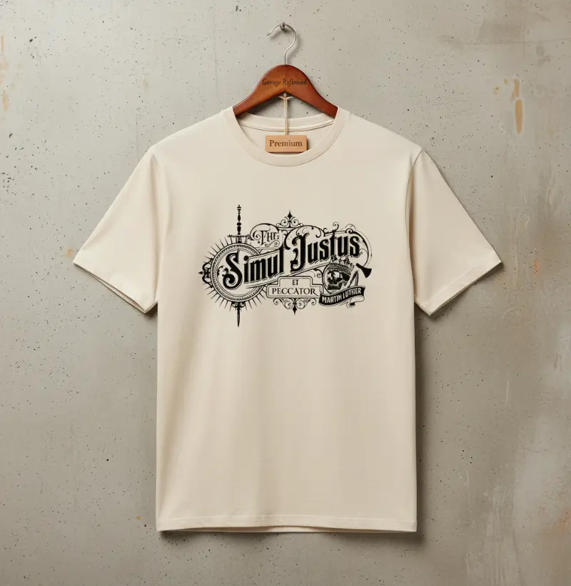 CAMISETA: "SIMUL JUSTUS ET PECCATOR