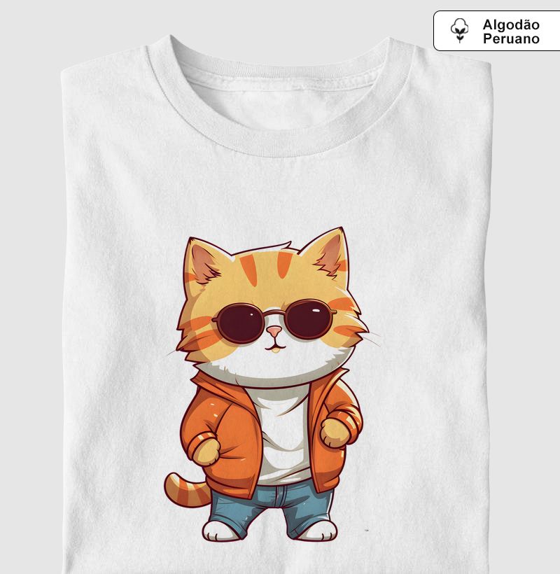 Miau Laranja Estiloso