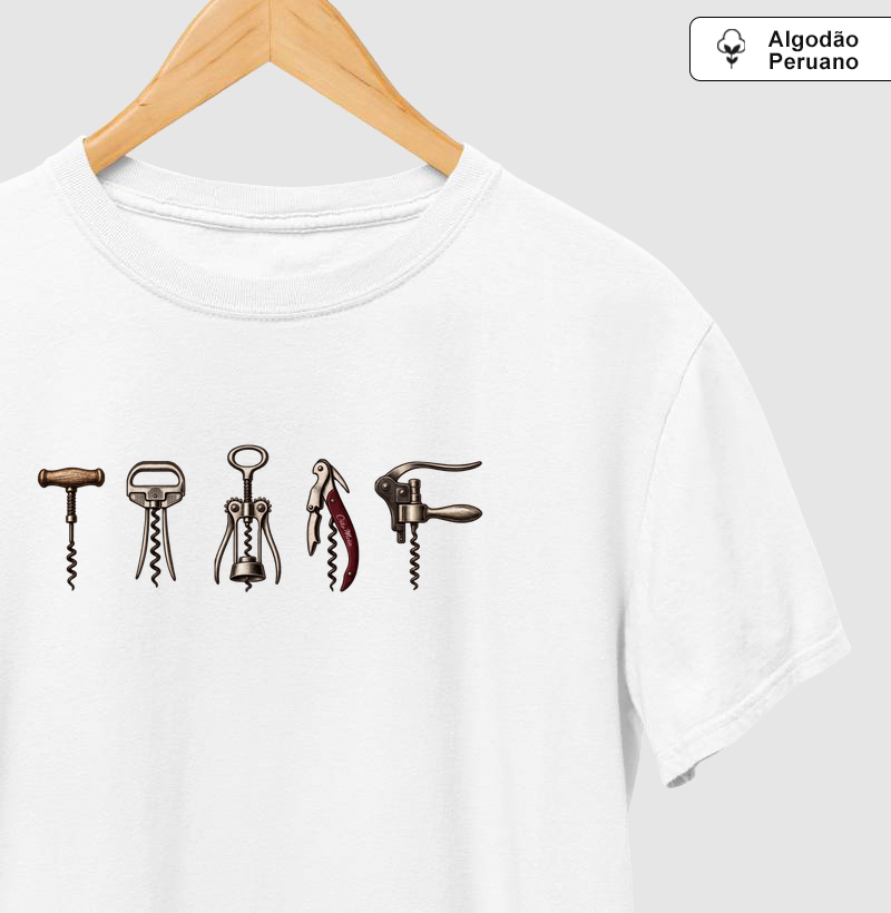 Variedade saca-rolhas - Camiseta Algodão Peruano
