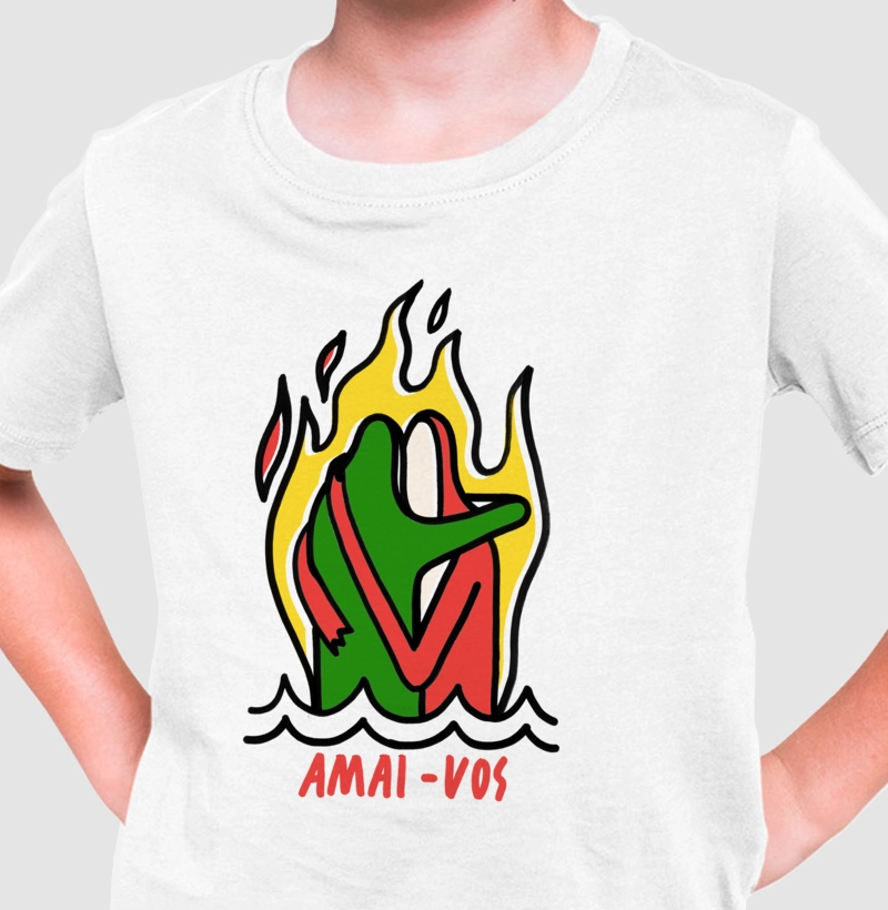 CAMISITE INFANTIL AMAI-VOS - POR FELIPE GUGA