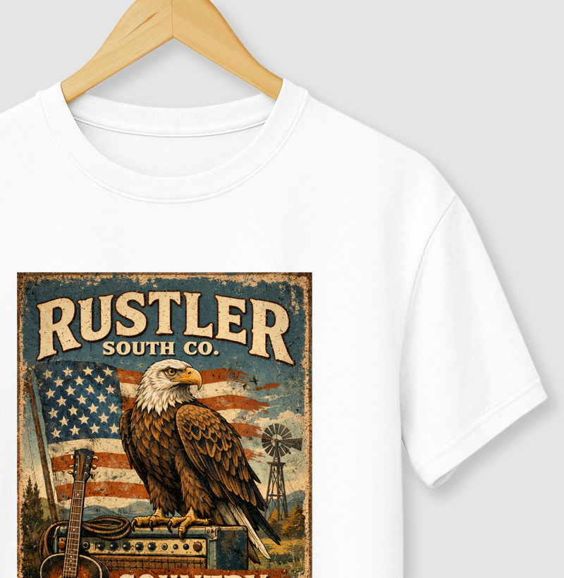 Camiseta Rustler South Co. Country Ain’t Dead