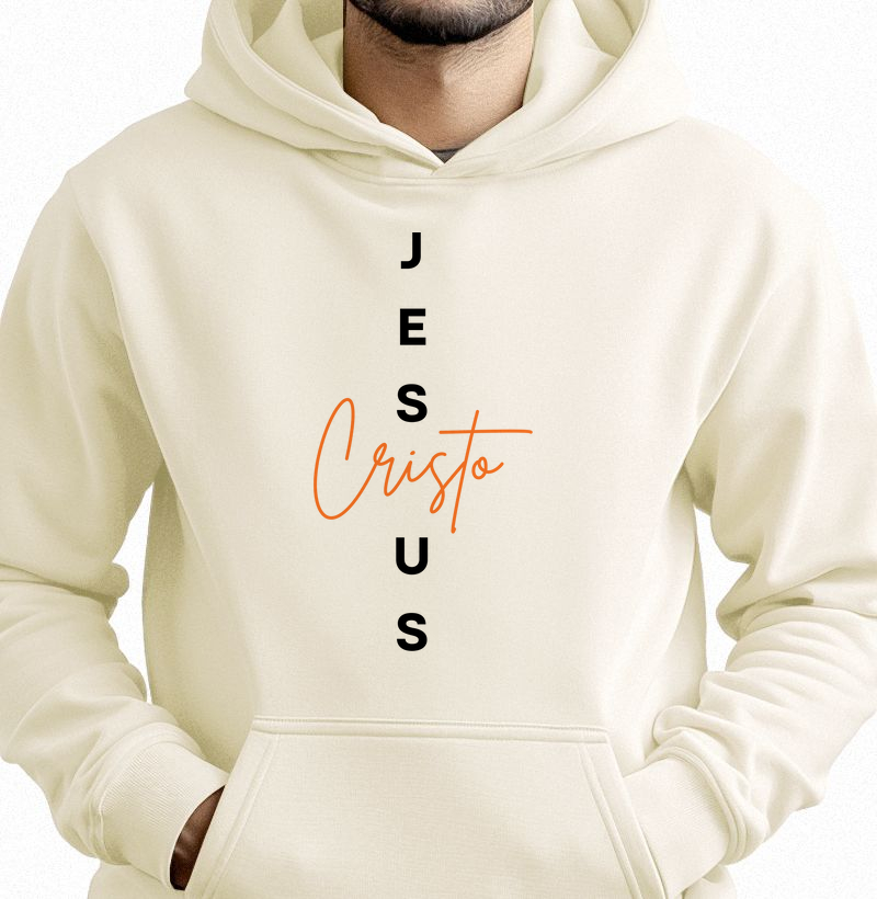 Moletom c/ capuz unisex - Jesus Cristo