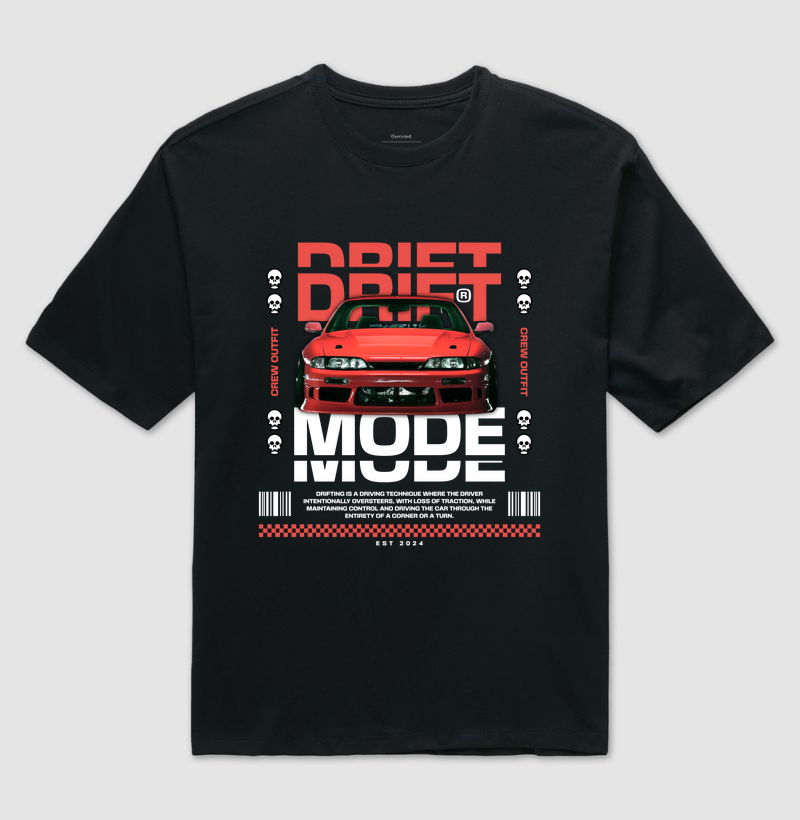 Camiseta Oversized - Drift Mode