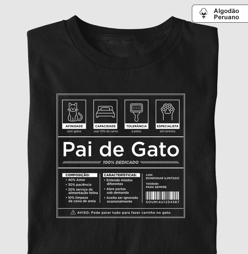 Rótulo Pai de Gato
