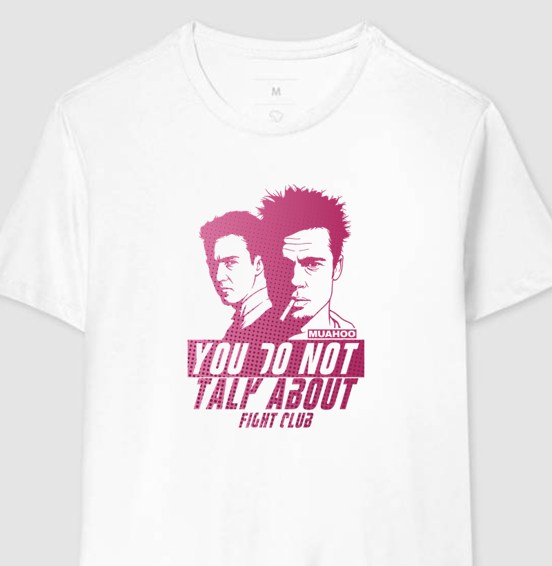 Camiseta You Do Not Talk About Fight Club – Pink Edition