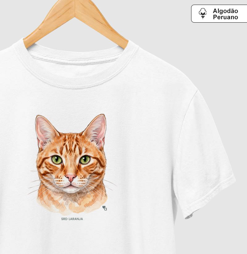 Gatos - SRD Laranja - Algodão Peruano