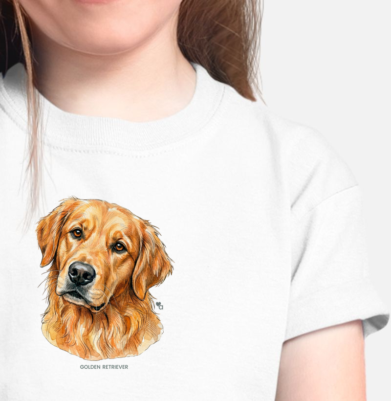 Cães - Golden Retriever - Infantil