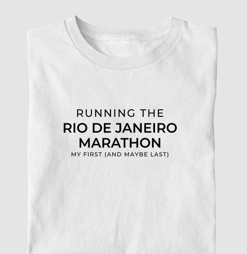 Camiseta Maratona - Running The Rio De Janeiro Marathon