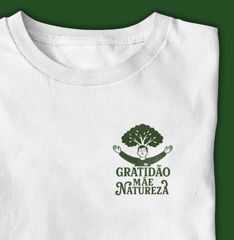 Gratidão Mãe Natureza - Minimalista