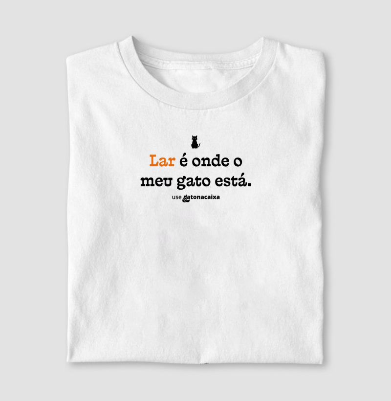 Lar é onde meu gato está.