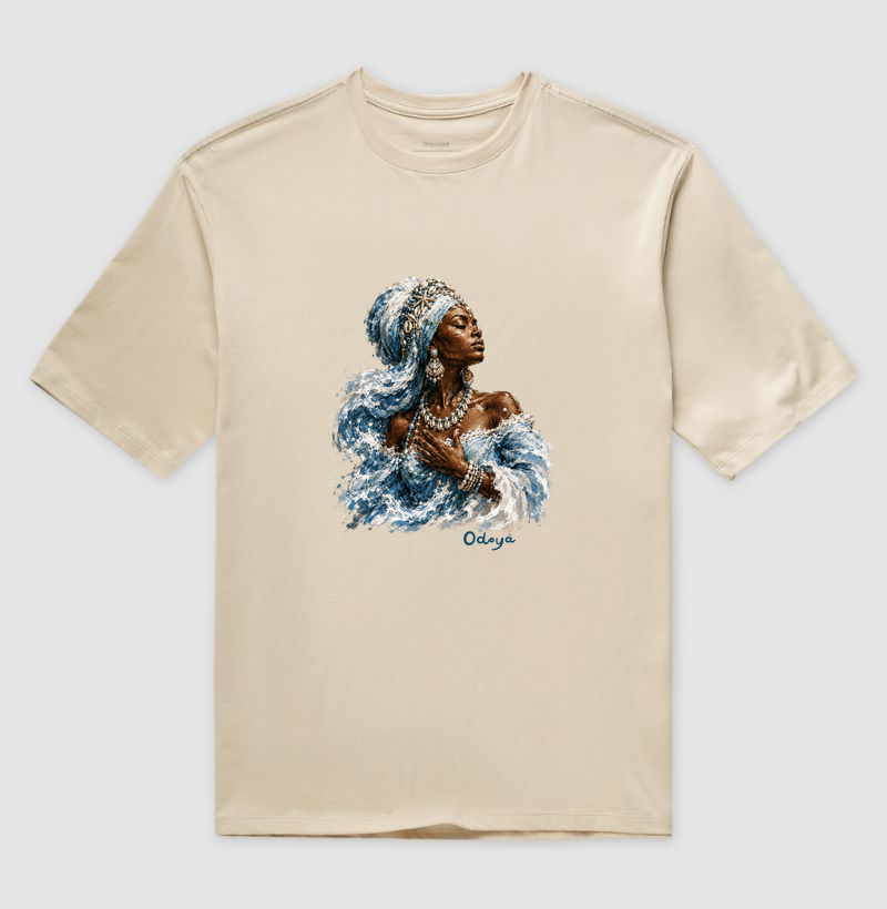 Odoyá Rainha do Mar - Camiseta Oversized
