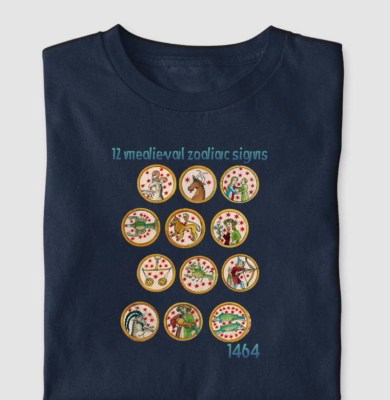 Camiseta Zodíaco Medieval – 1464