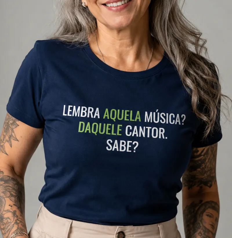 Lembra aquela música? Daquele cantor