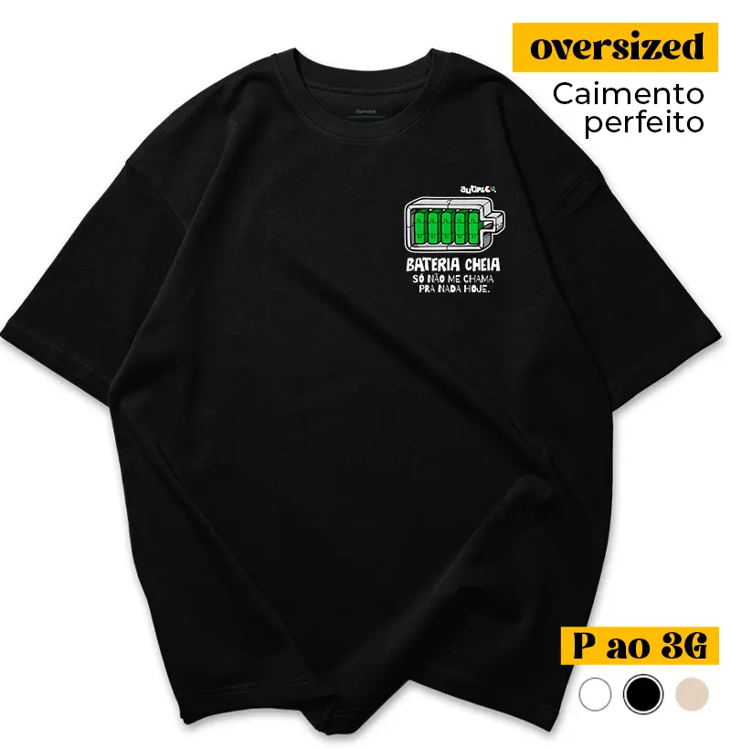 Bateria Cheia, só não me chama pra nada hoje