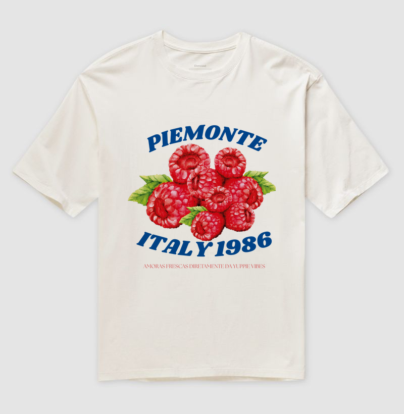 Camiseta Oversized - Italy 1986